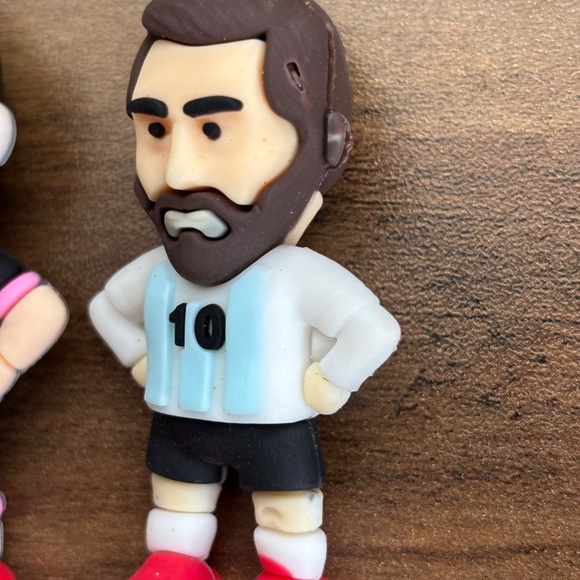 Lionel MESSI Keychain Argentina Jersey #10 Football Soccer Player 3-D Figure 2 - Picture 9 of 9